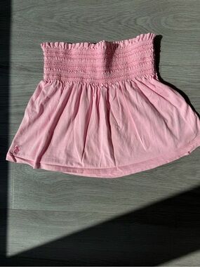 Polo by Ralph Lauren Pink Smocked Tube Skirt